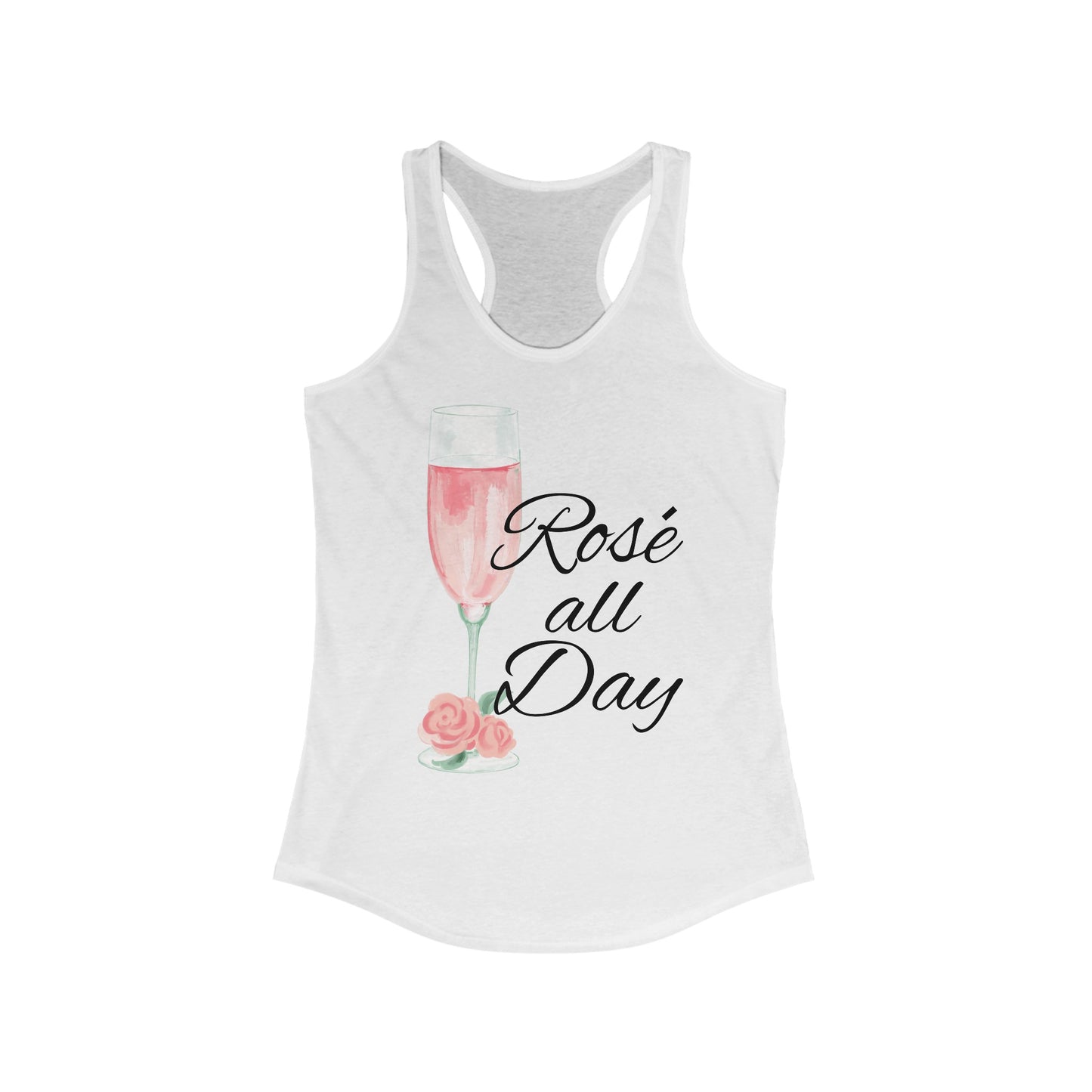 Rose All Day - Racerback Tank