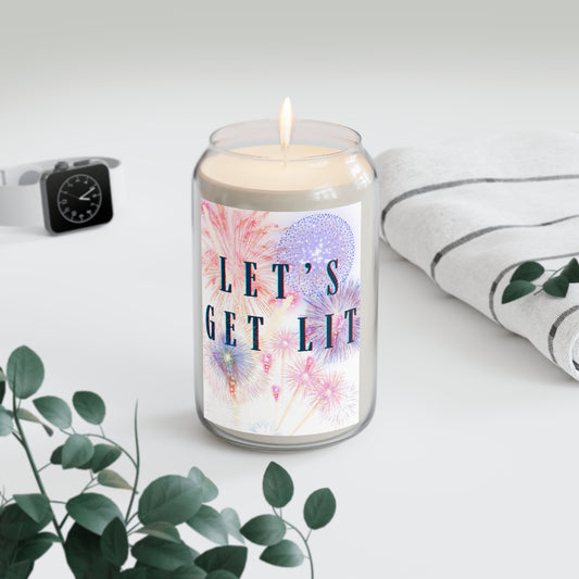 Let's Get Lit -Firework- Scented Candle, 13.75oz