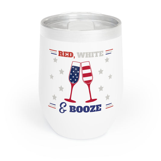 Red, White & Booze - Wine Tumbler